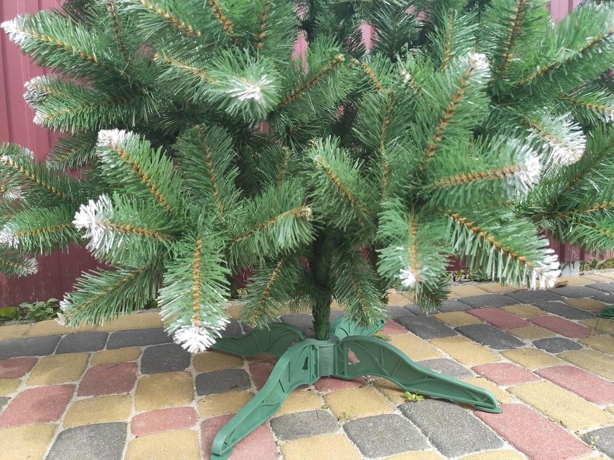 Елка искусственная Снежная Королева с подставкой с белым инеем 1,3 м Зеленый (С-1,3) - фото 5 Елка искусственная Снежная Королева с подставкой с белым инеем 1,3 м Зеленый (С-1,3) - фото 5