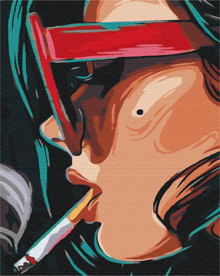 Картина по номерам Brushme Дымный взгляд 40x50 см (BS51946)