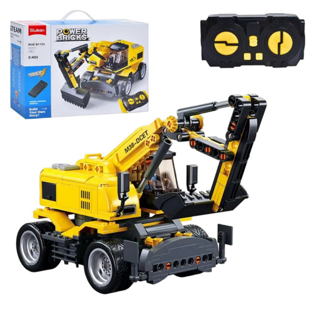 Конструктор на радиоуправлении Sluban M38-B1155 Экскаватор 353 детали (M38-B1155/19,6)