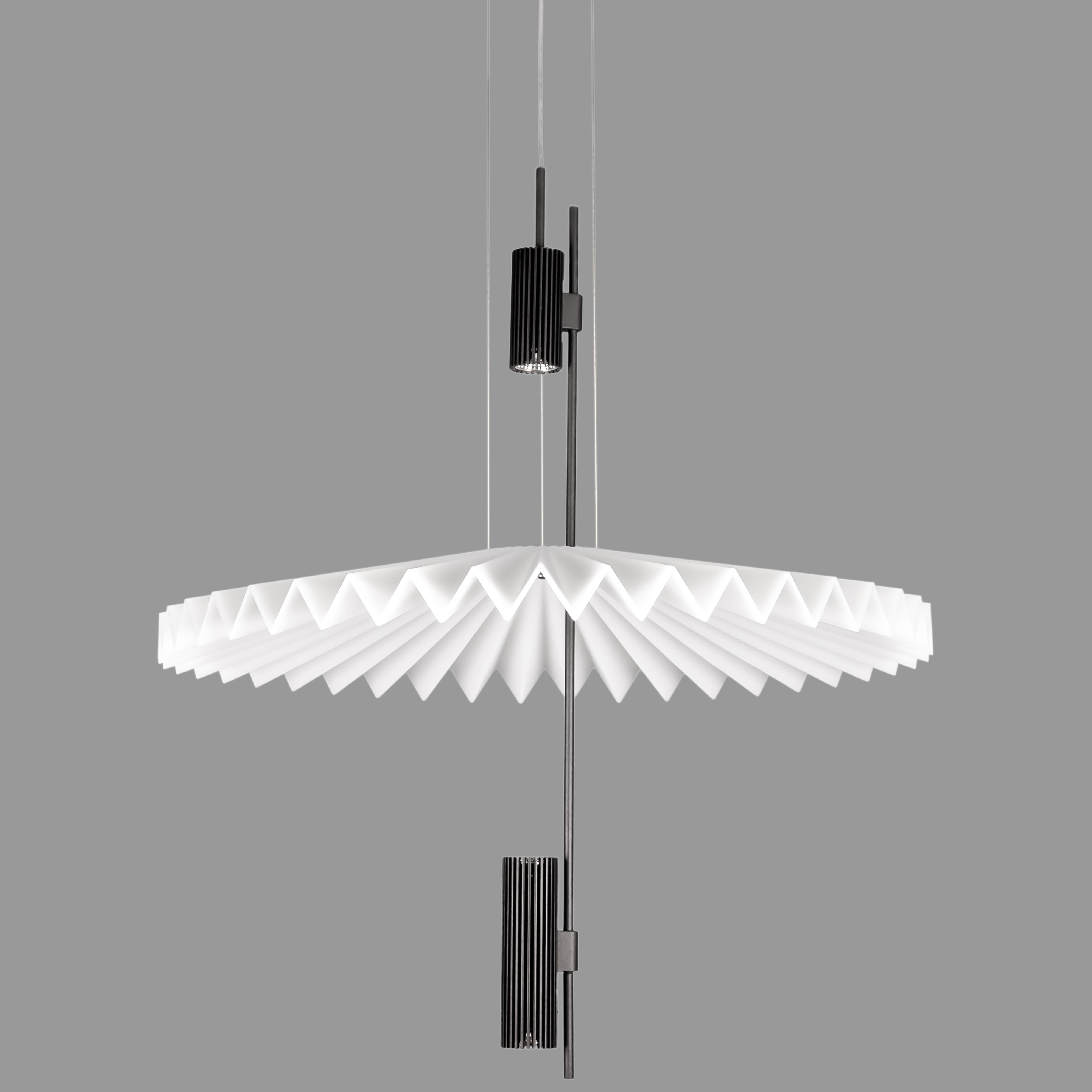 Люстра дизайнерська Flamingo 12W Чорний (92-D1297 (600) BK)