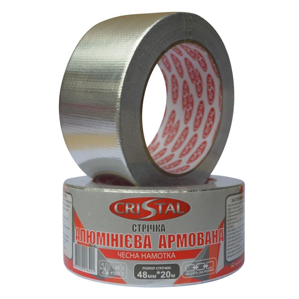 Стрічка алюмінієва армована Cristal 48х20 м (GSR-000018506) - фото 3 Стрічка алюмінієва армована Cristal 48х20 м (GSR-000018506) - фото 3