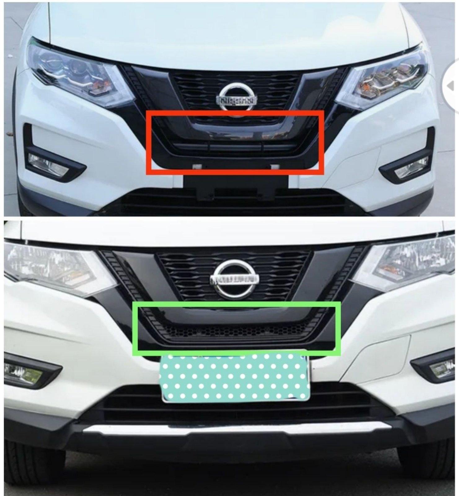 Решітка в бампер Nissan Xtrail T32 2016-2021 (27476032) - фото 11 Решітка в бампер Nissan Xtrail T32 2016-2021 (27476032) - фото 11