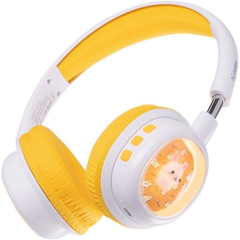 Наушники беспроводные детские Gelius MIAOSpace GP HP-009 White/Yellow (101291)
