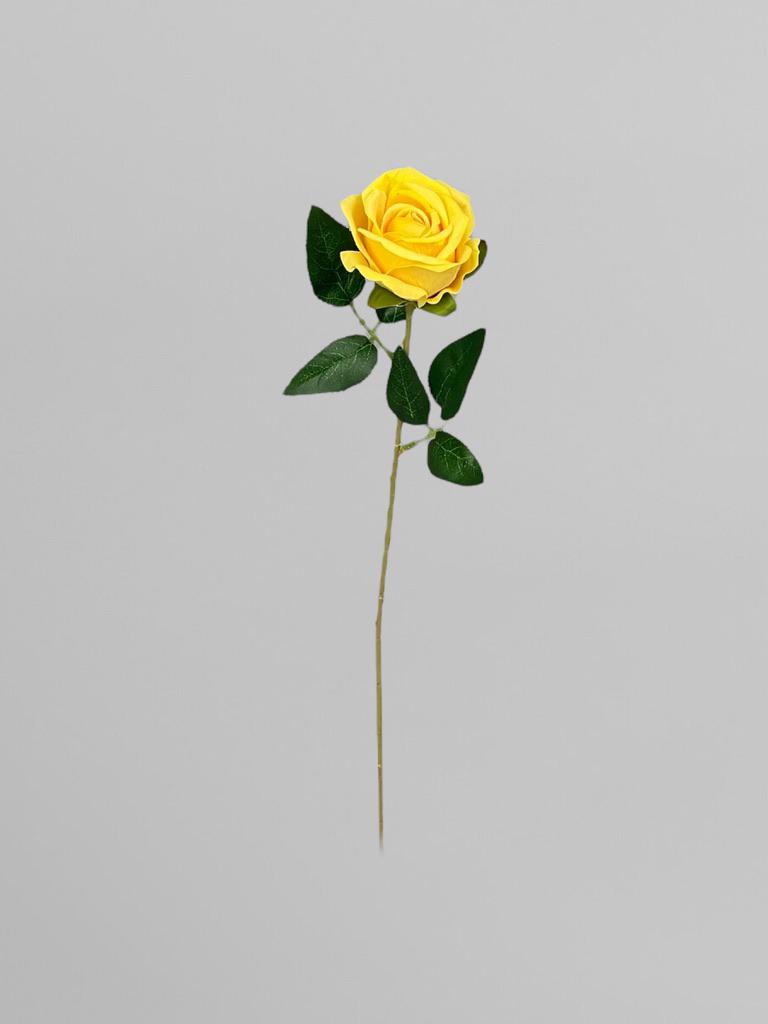 Роза на стебле 51 см Желтый (К02083) - фото 7