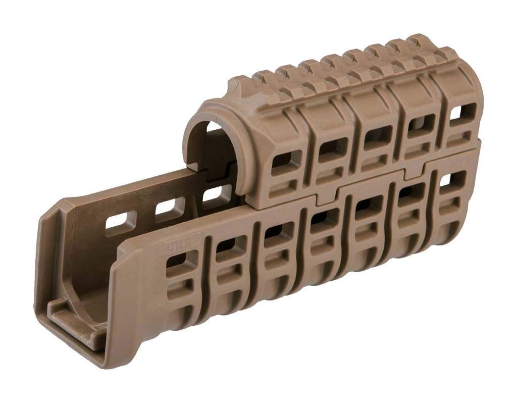 Цевье DLG Tactical DLG-136 для АК-47/74 с планкой Picatinny со слотами M-LOK полимер Койот (zbZ3.5.23.083) - фото 3