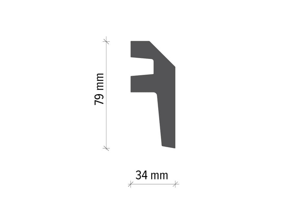 Карниз для скрытого освещения Tesori KF 718 2 м (1550717) - фото 2