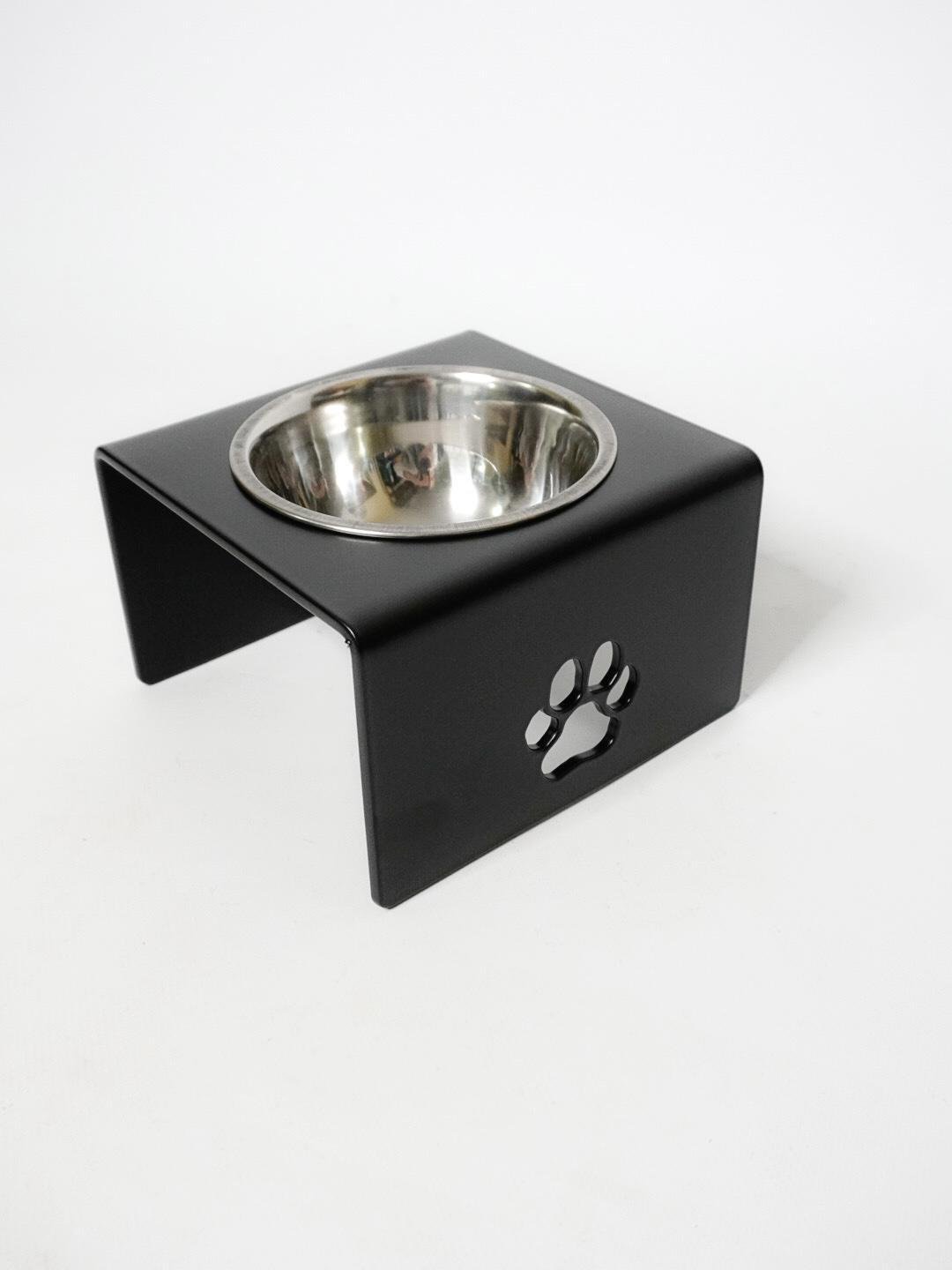 Годівниця My joy підставка для собак дрібних порід на 1 миску метал 85 мм 0,2 л Чорний (24422854) Годівниця My joy підставка для собак дрібних порід на 1 миску метал 85 мм 0,2 л Чорний (24422854)