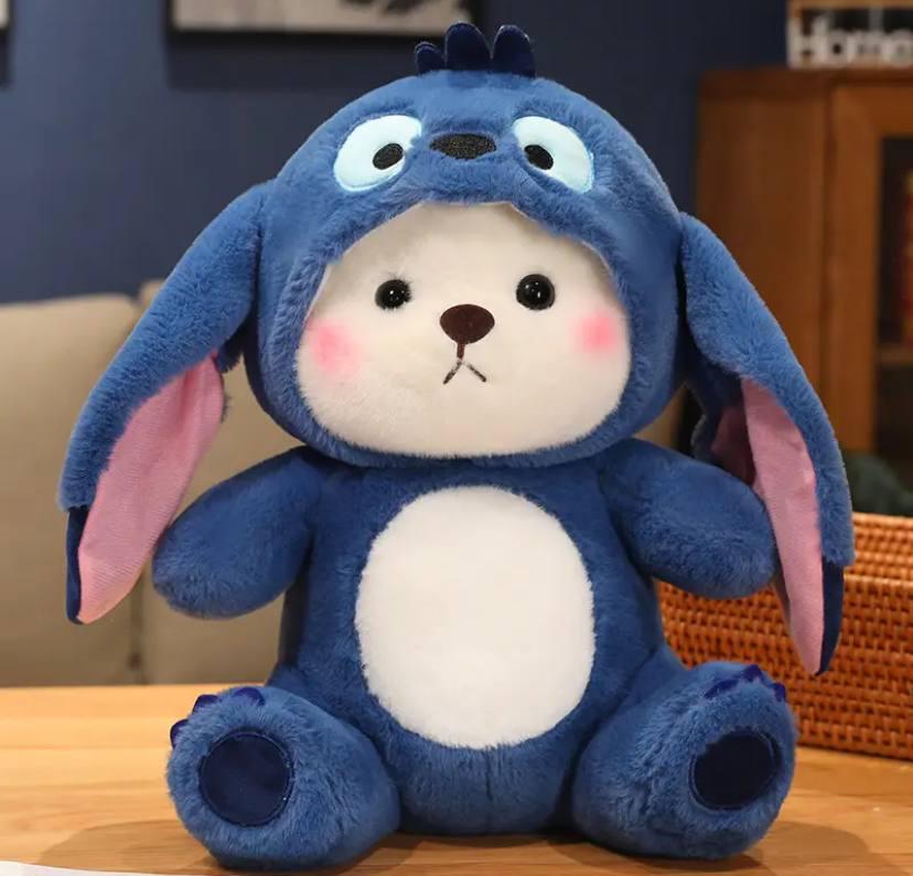 М'яка іграшка Тедді в костюмі Стіча 40 см (110354790)