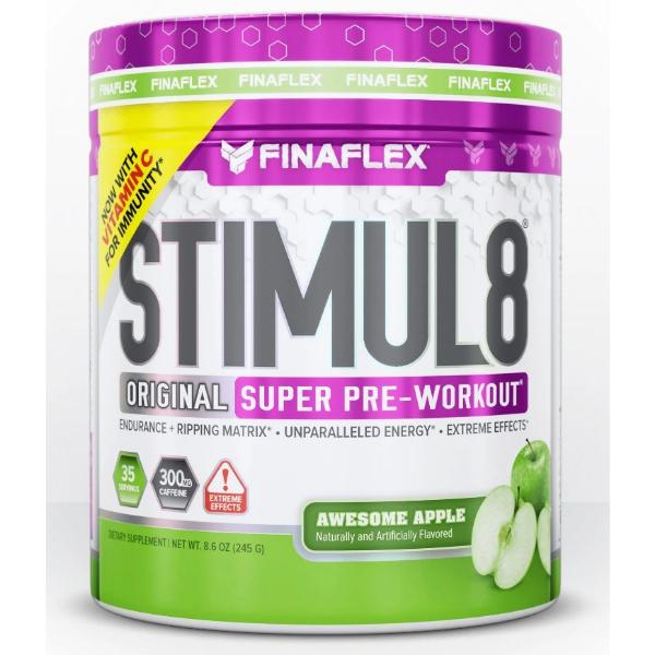 Комплекс до тренування Finaflex Stimul8 245 г/40 шт. Awesome Apple (000021541)