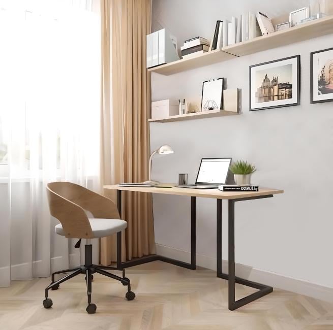 Комп'ютерний стіл у стилі Лофт StepLoft каркас металевий (Comp-table-179)