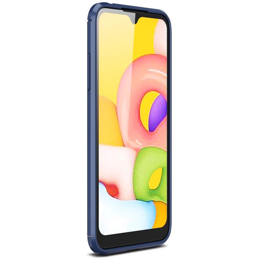 TPU чехол iPaky Kaisy Series для Samsung Galaxy A01 Синий - фото 3