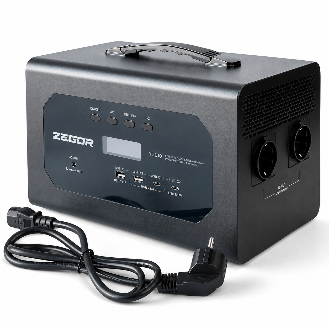 Зарядная станция Zegor YC600 LiFePO4 600 Вт