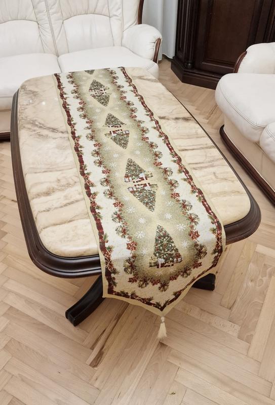 Раннер на стол новогодняя дорожка 35х145 см