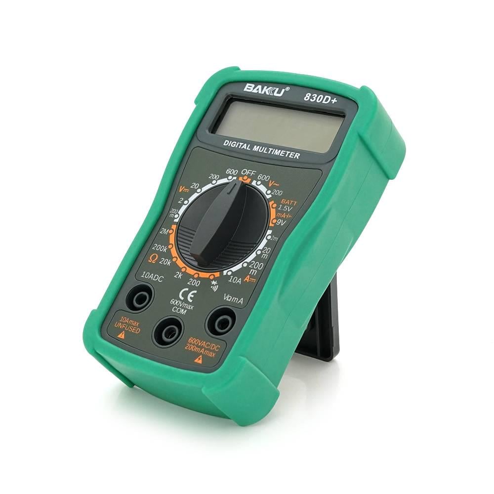 Мультиметр BAKKU BK-830D+ вимірювання V A R 0,2 кг 118х70х30 мм (36439)