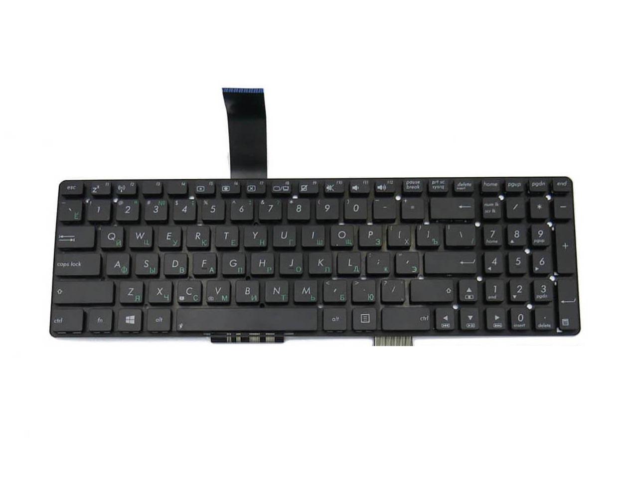 Клавиатура для ноутбука Asus F751 F751LN матовая (0KNB0-6100RU00)