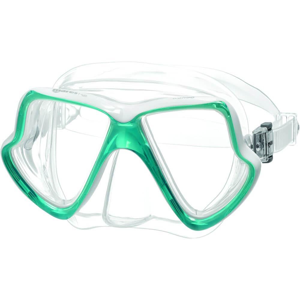 Маска для снорклинга Mares Wahoo Бирюзово-белый (411238.AQWCL)