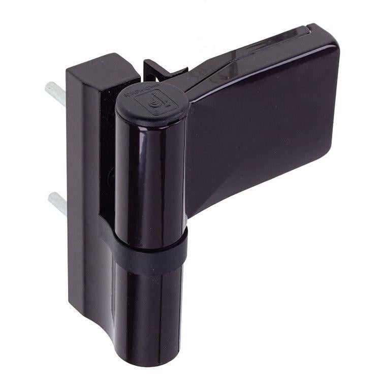 Петля дверная Dr.Hahn KT-V Band ПВХ 160 кг 22-27 мм Черный мат RAL 9005 (P59090000-9005M) Петля дверная Dr.Hahn KT-V Band ПВХ 160 кг 22-27 мм Черный мат RAL 9005 (P59090000-9005M)