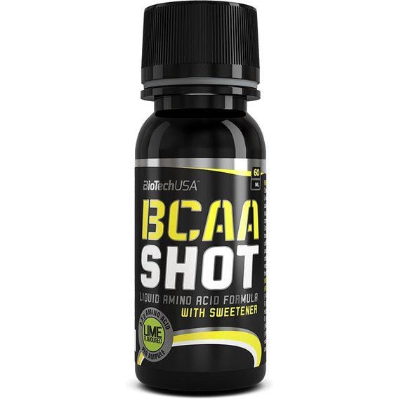 Амінокислота BCAA для спорту BioTechUSA BCAA 3000 Zero carb shot 60 мл Lime