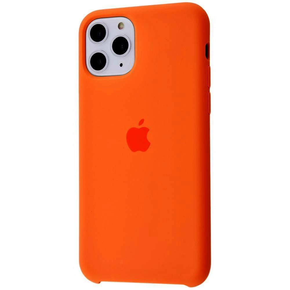 Силиконовый Чехол Накладка Silicone Case для iPhone 11 Pro Закрытый низ Orange Силиконовый Чехол Накладка Silicone Case для iPhone 11 Pro Закрытый низ Orange