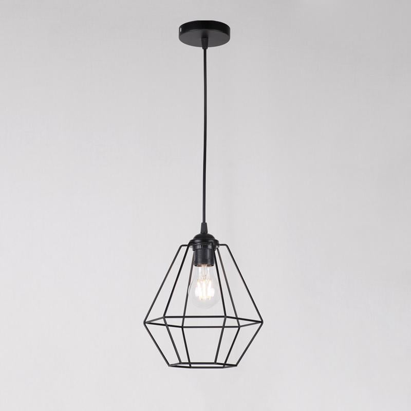 Люстра подвесная Light House SRS-16120/1 BK на одну лампу Черный