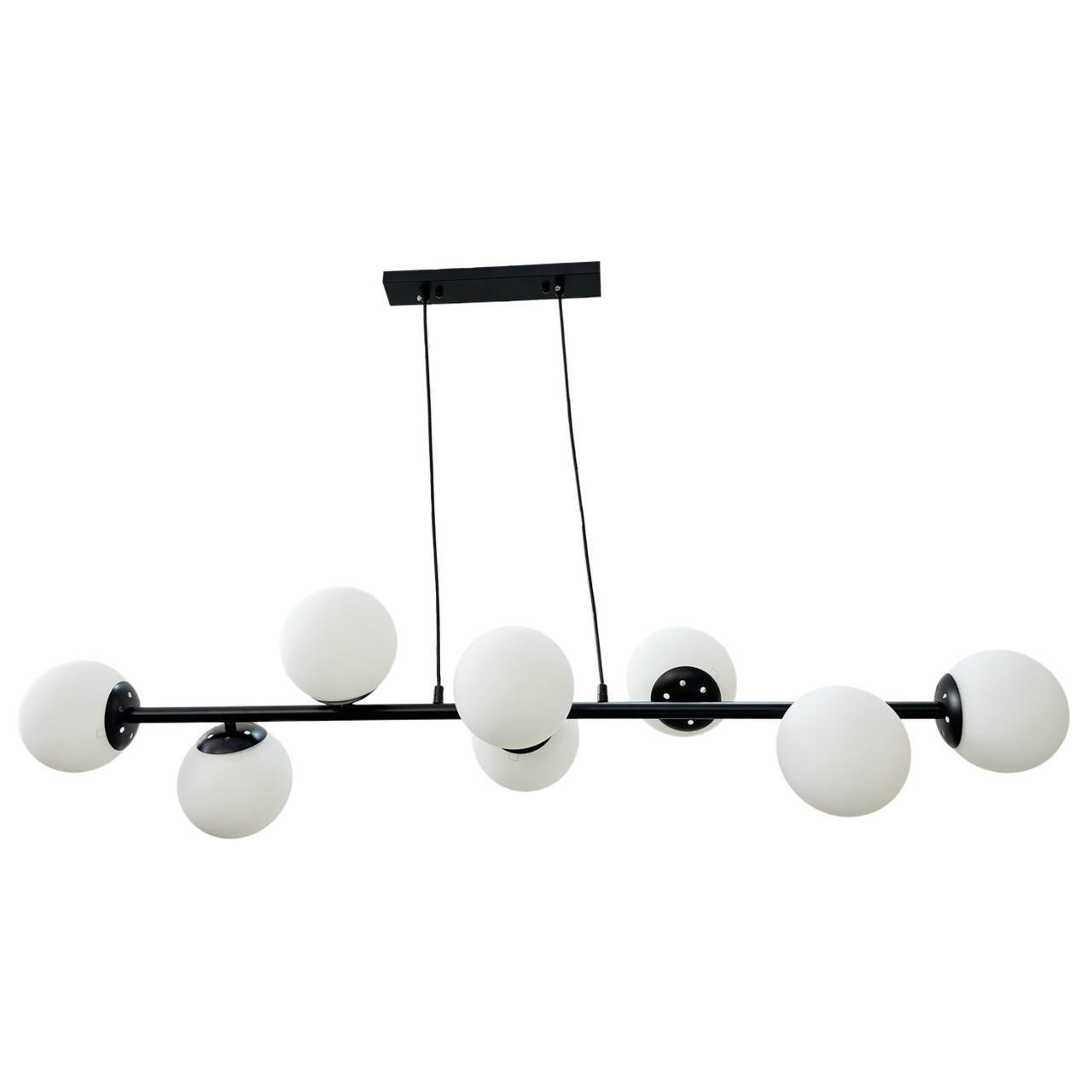 Люстра підвісна Numina MS-D9841/8 BK лофт на 8 ламп Чорний - фото 1