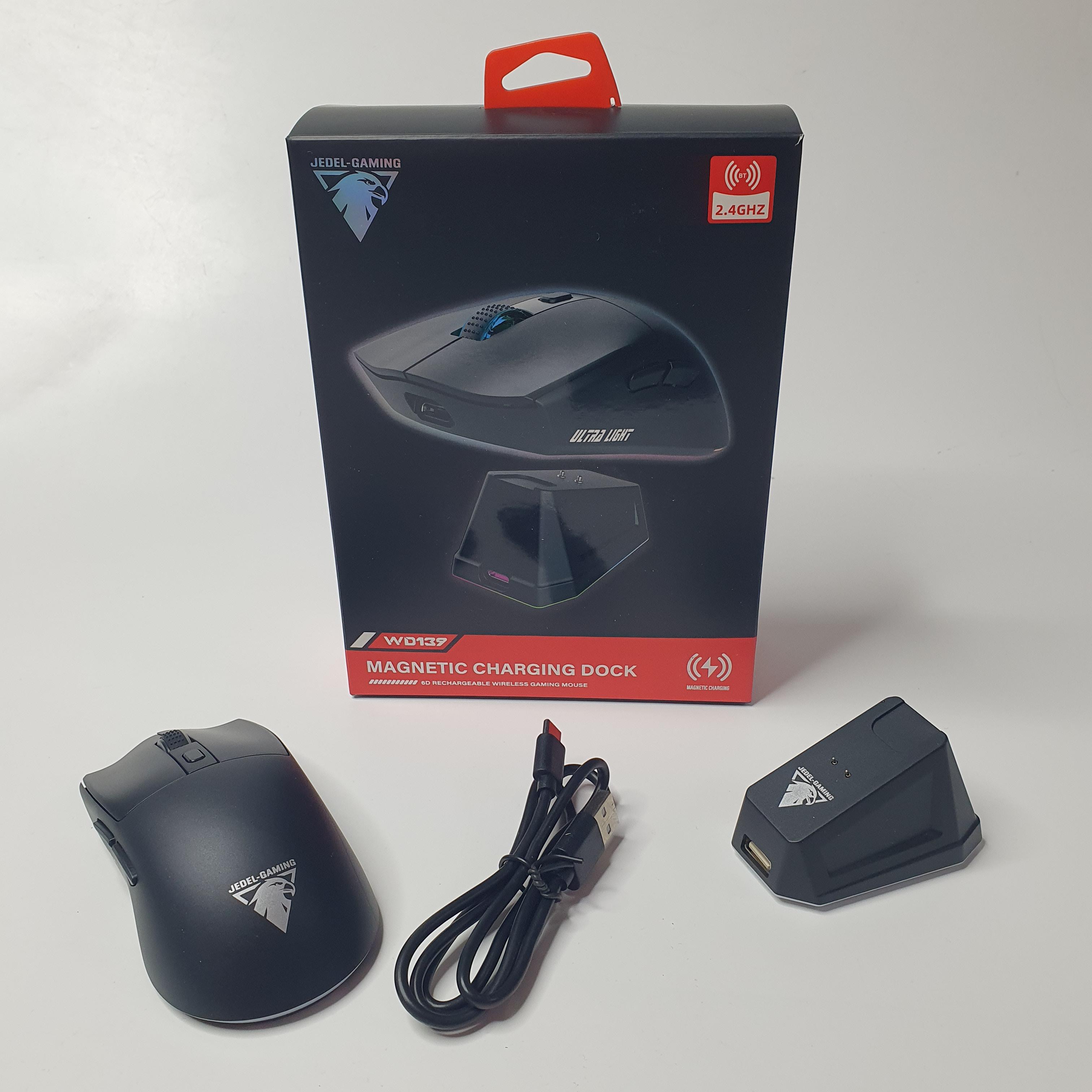 Мышь беспроводная игровая JEDEL с подсветкой (WD-139-Black)