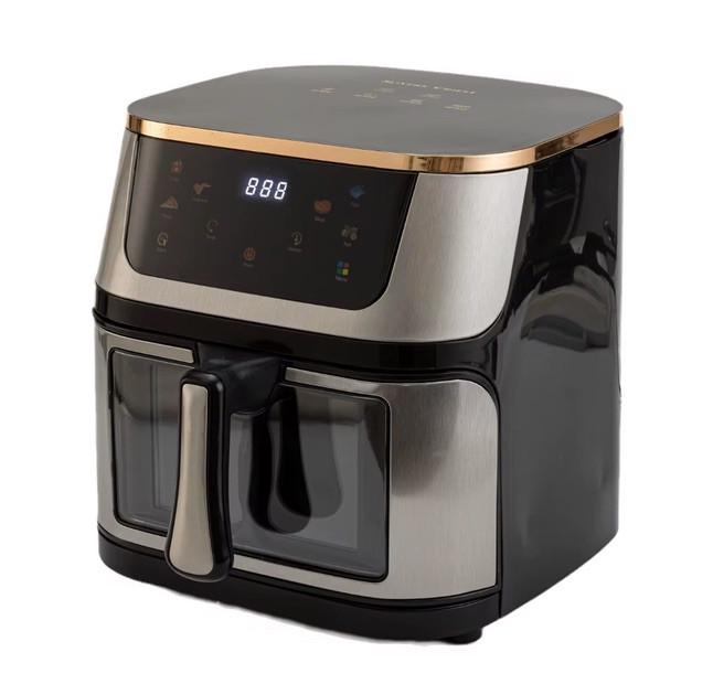 Аэрофритюрница Henschll с сенсорным управлением 3600 Вт 12 л Черный (2659312969)