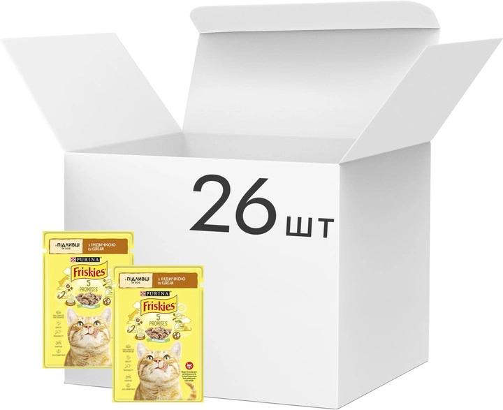 Корм для кішок вологий Friskies шматочки в підливі з індичкою 26х85 г - фото 2 Корм для кішок вологий Friskies шматочки в підливі з індичкою 26х85 г - фото 2