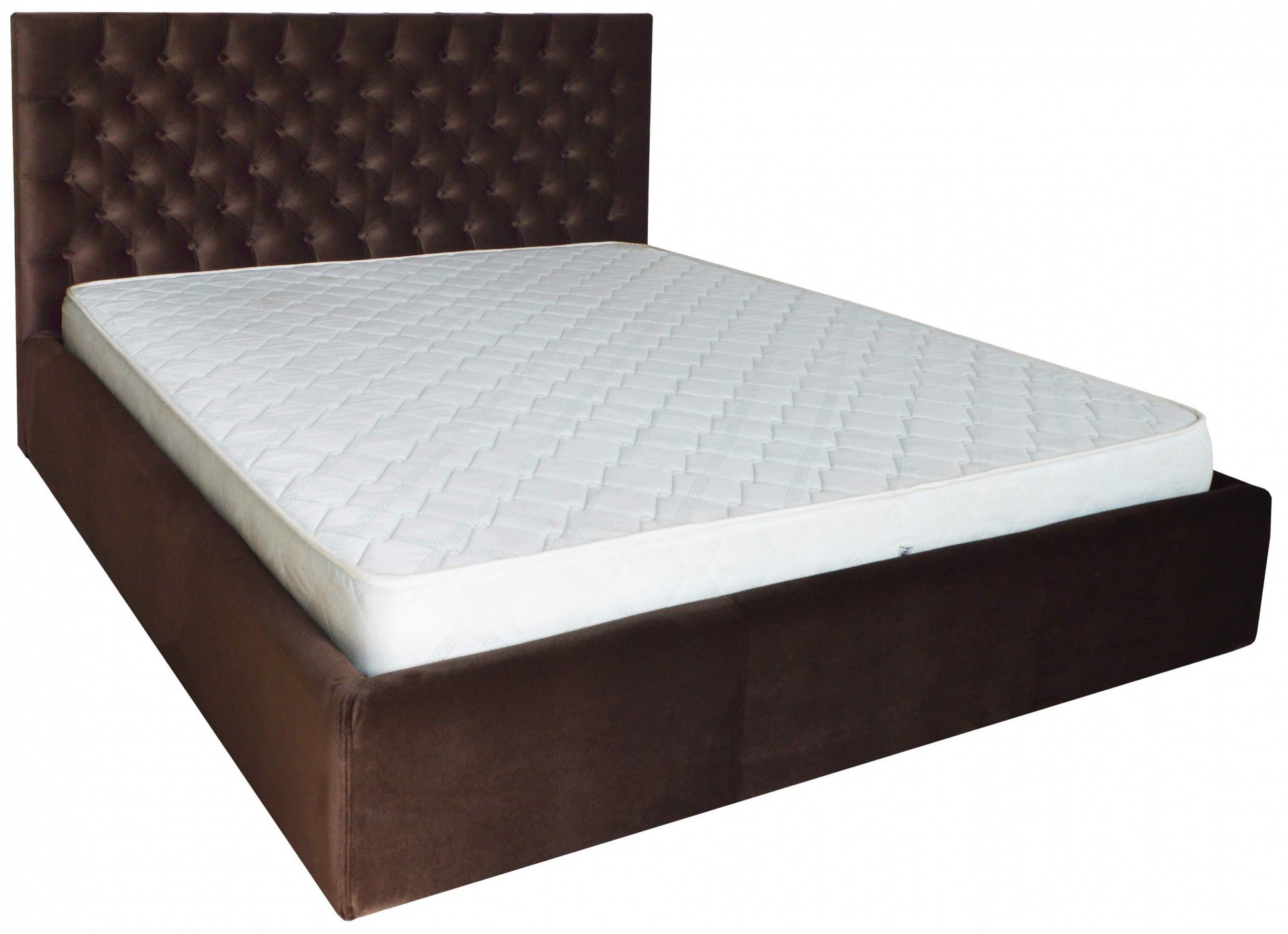 Ліжко з підйомним механізмом двоспальне Cambridge Comfort Missoni 011 180х200 см Темно-коричневий