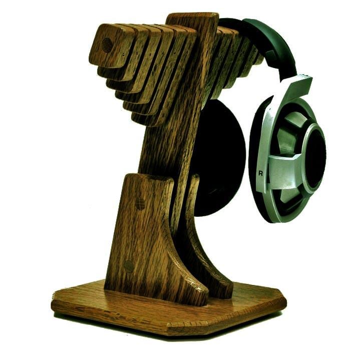 Стойка для наушников из дерева Джеймс мускат (НУП-003607)