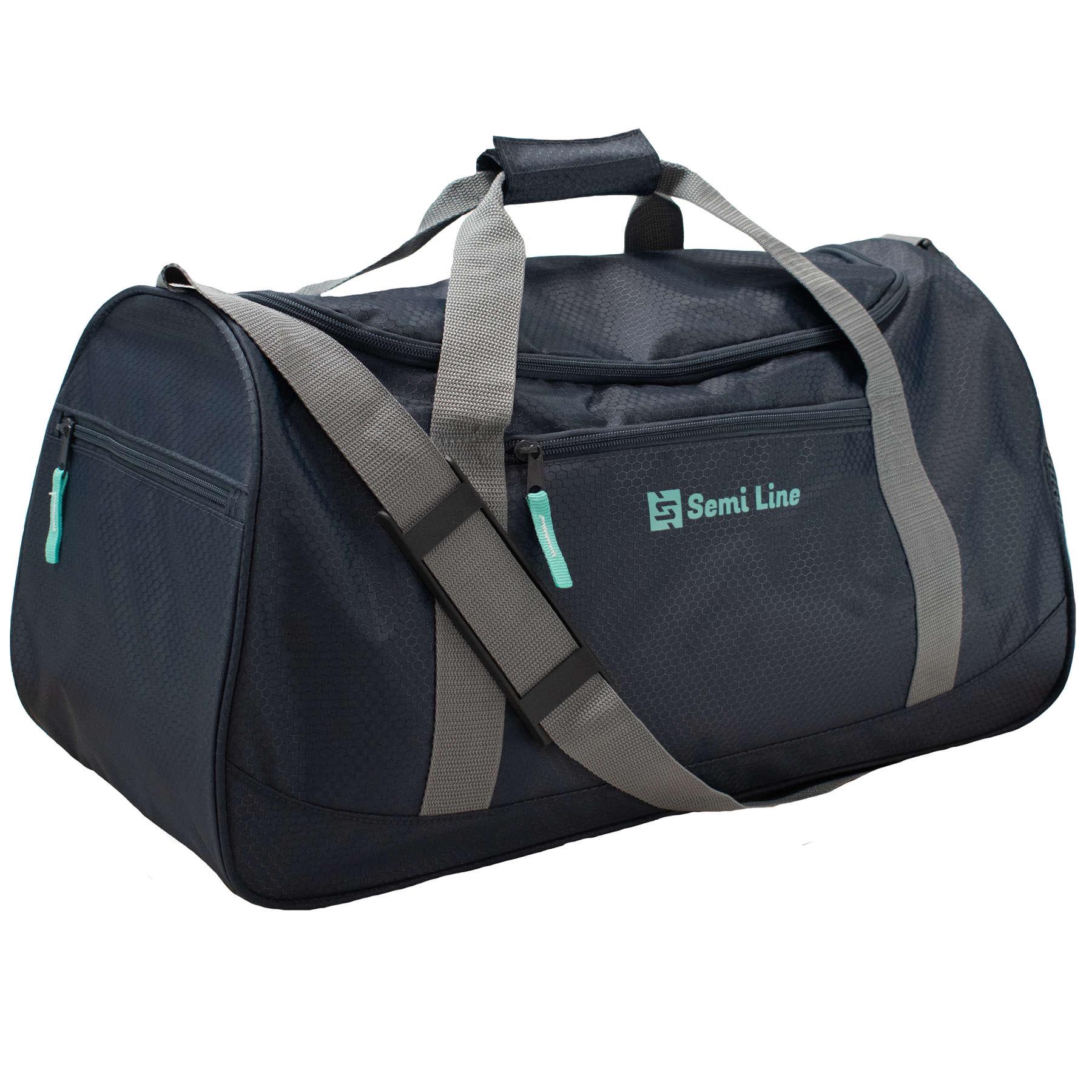 Сумка дорожная SEMI LINE 40 Navy/Grey (A3043-4) - фото 2