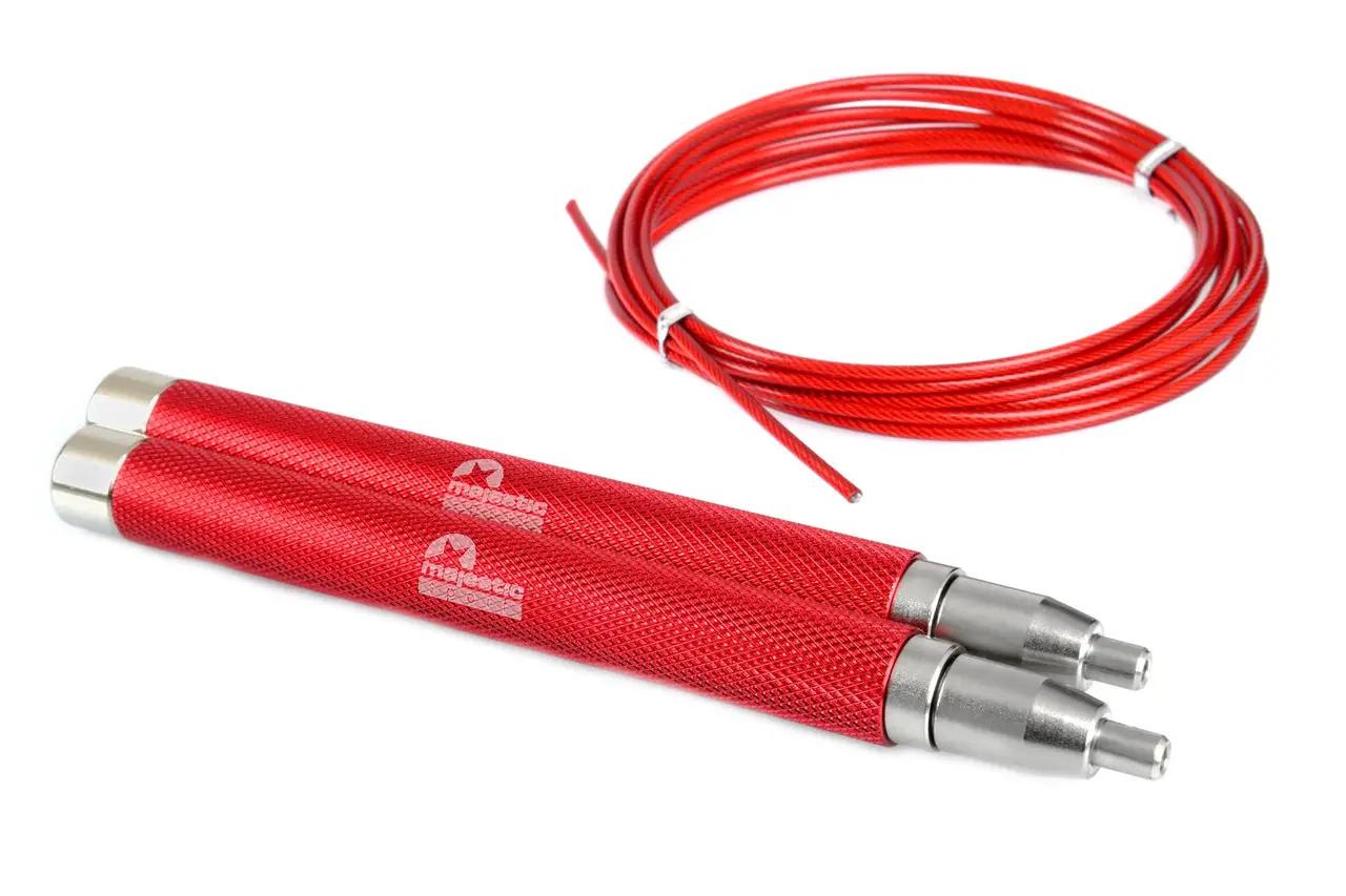 Скакалка скоростная для кросфита Majestic Sport Self-Locking Speed Rope (GVA6021/R)