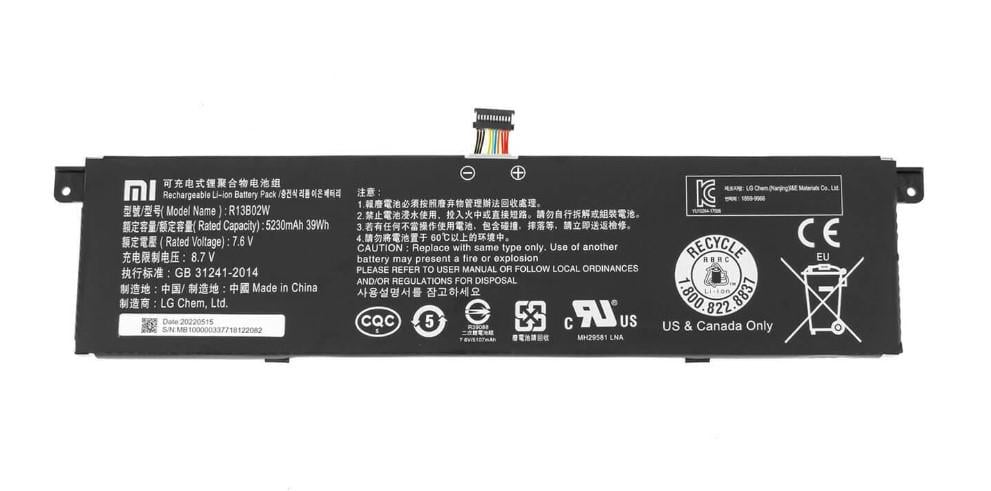 Аккумулятор для ноутбука Xiaomi Mi Book Air 13,3 2018 (110512)