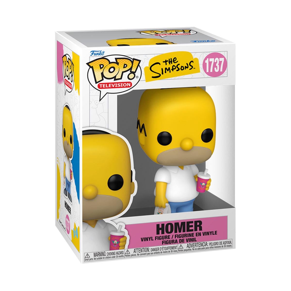 Детская игровая фигурка Funko POP коллекционная The Simpsons Homer Симпсоны Гомер цветная (86406)