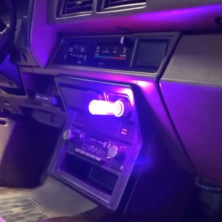 Ночник USB LED Ретро Фиолетовый (29473005) - фото 2 Ночник USB LED Ретро Фиолетовый (29473005) - фото 2