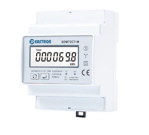 Лічильник електроенергії EASTRON 3Ф з RS485 5A на Din CL.1/B (SDM72СТ-М) Лічильник електроенергії EASTRON 3Ф з RS485 5A на Din CL.1/B (SDM72СТ-М)