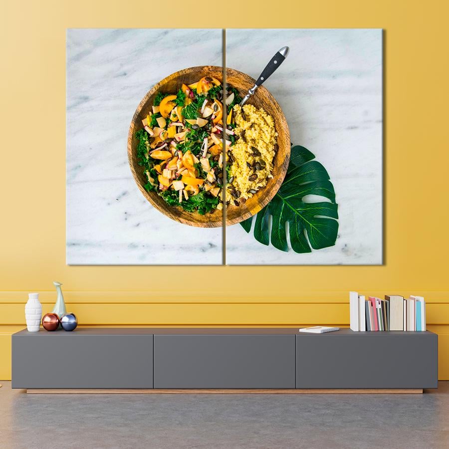 Настенний декор Овощной салат с кускусом 71x51 см (A442-2)