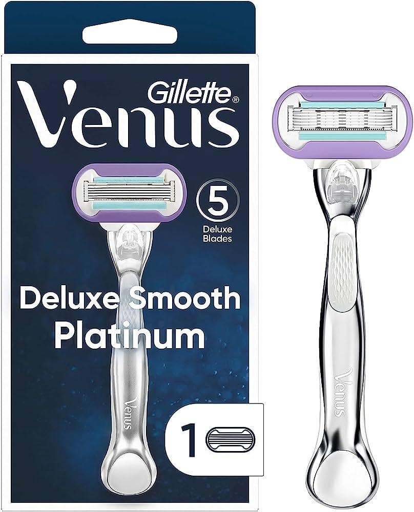 Станок для гоління жіночий Venus Deluxe Smooth Platinum + 1 касета (12693767)