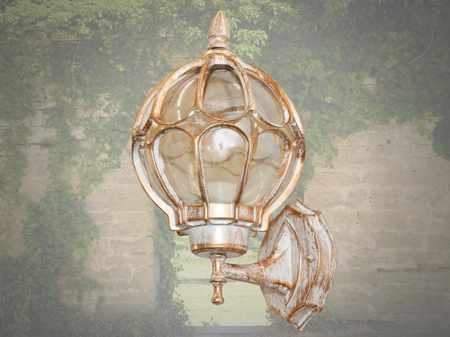 Садово-парковый светильник Белый/Патина (DJ118-S-W1 WH)