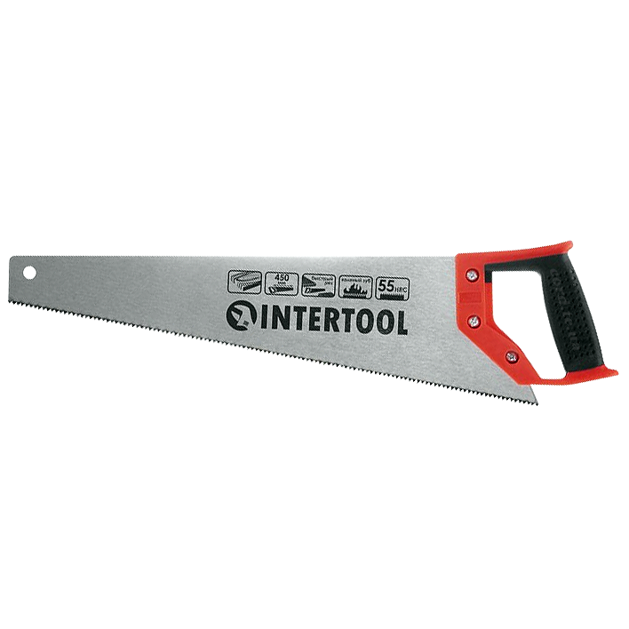 Ножовка по дереву Intertool 7 TPI 450 мм (HT-3102)
