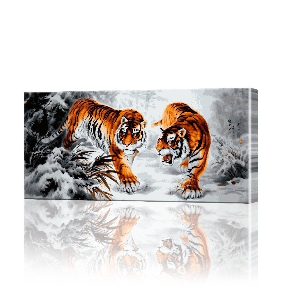 Картина по номерам ArtSale игры на охоте PBN0270 40х90 см