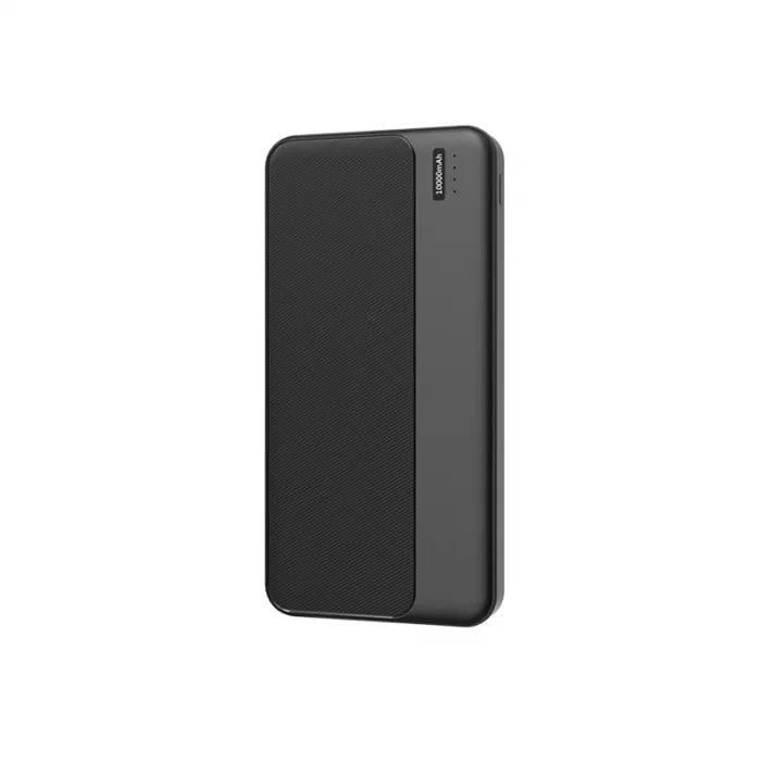 Повербанк Inkax PB-01A 10000 mAh с индикатором состояния батареи и разумной системой защиты Black (784779817)
