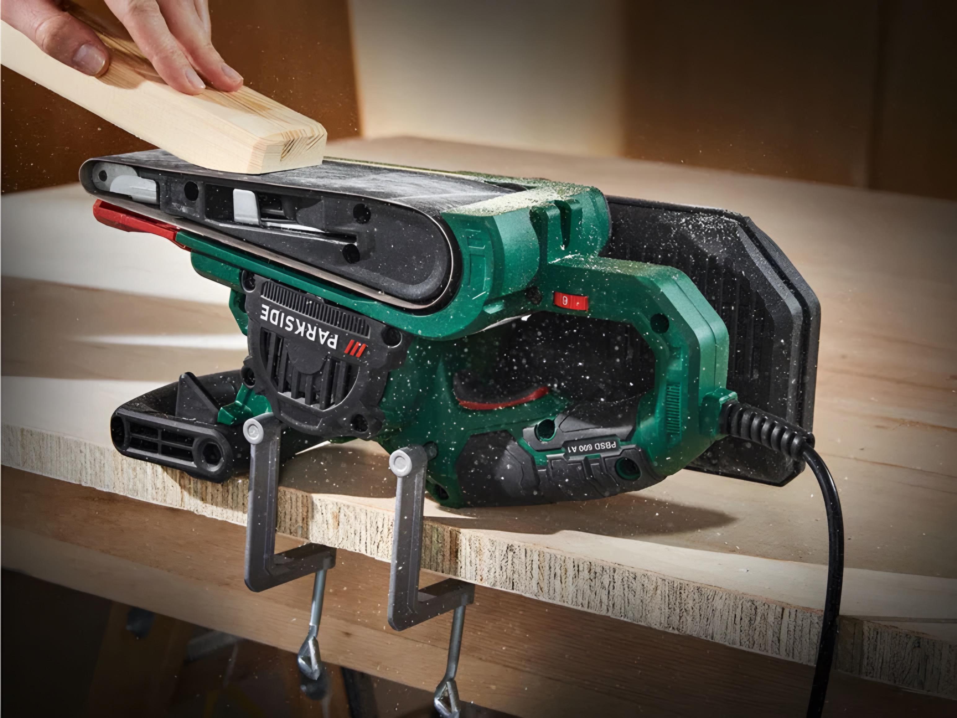 Ленточная шлифовальная машина Parkside PBSD 600 A1(G20041) - фото 3 Ленточная шлифовальная машина Parkside PBSD 600 A1(G20041) - фото 3