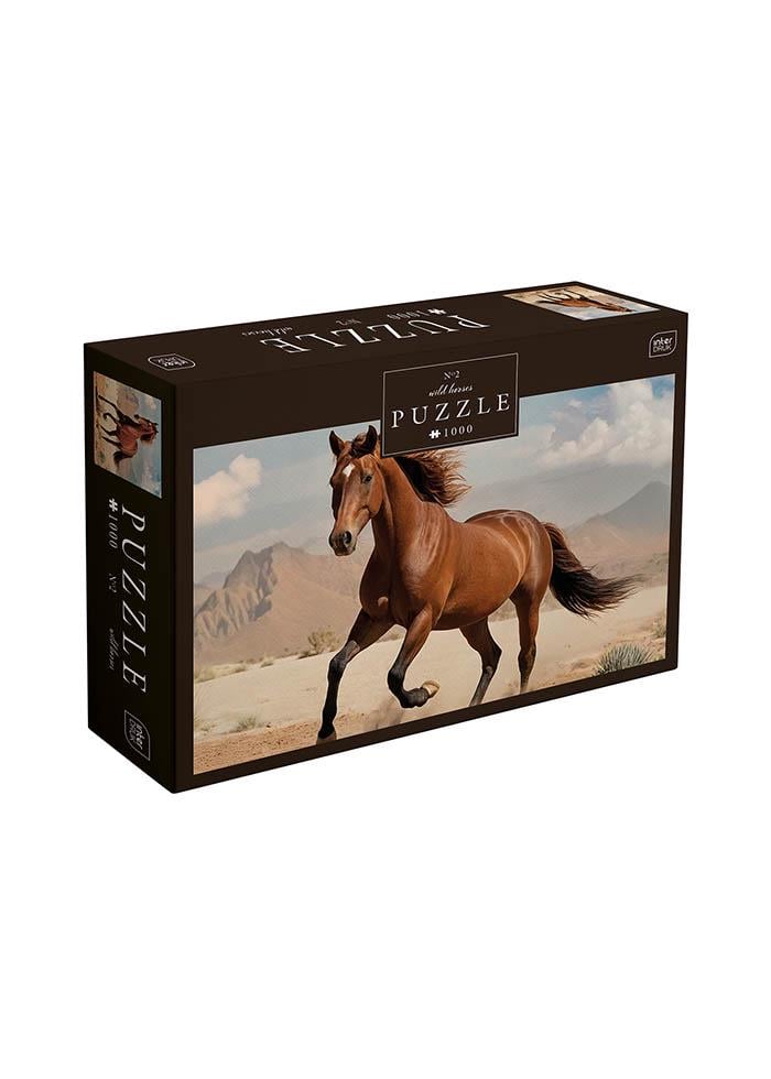 Пазли тришарові InterDRUK Horses 2 1000 шт. (384973)