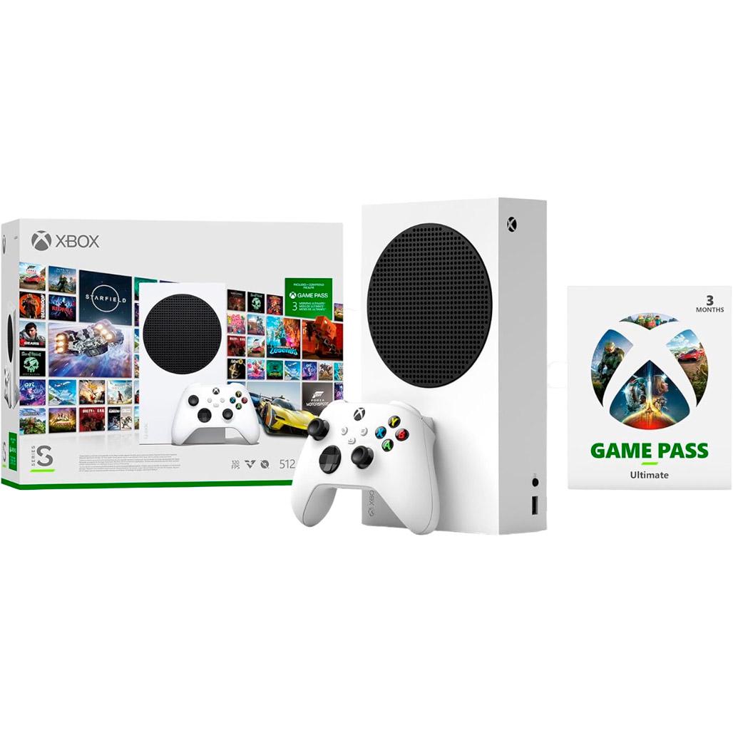 Игровая консоль Microsoft Xbox Series S/Game Pass Ultimate 3 Month 512 GB White (97038) - фото 2