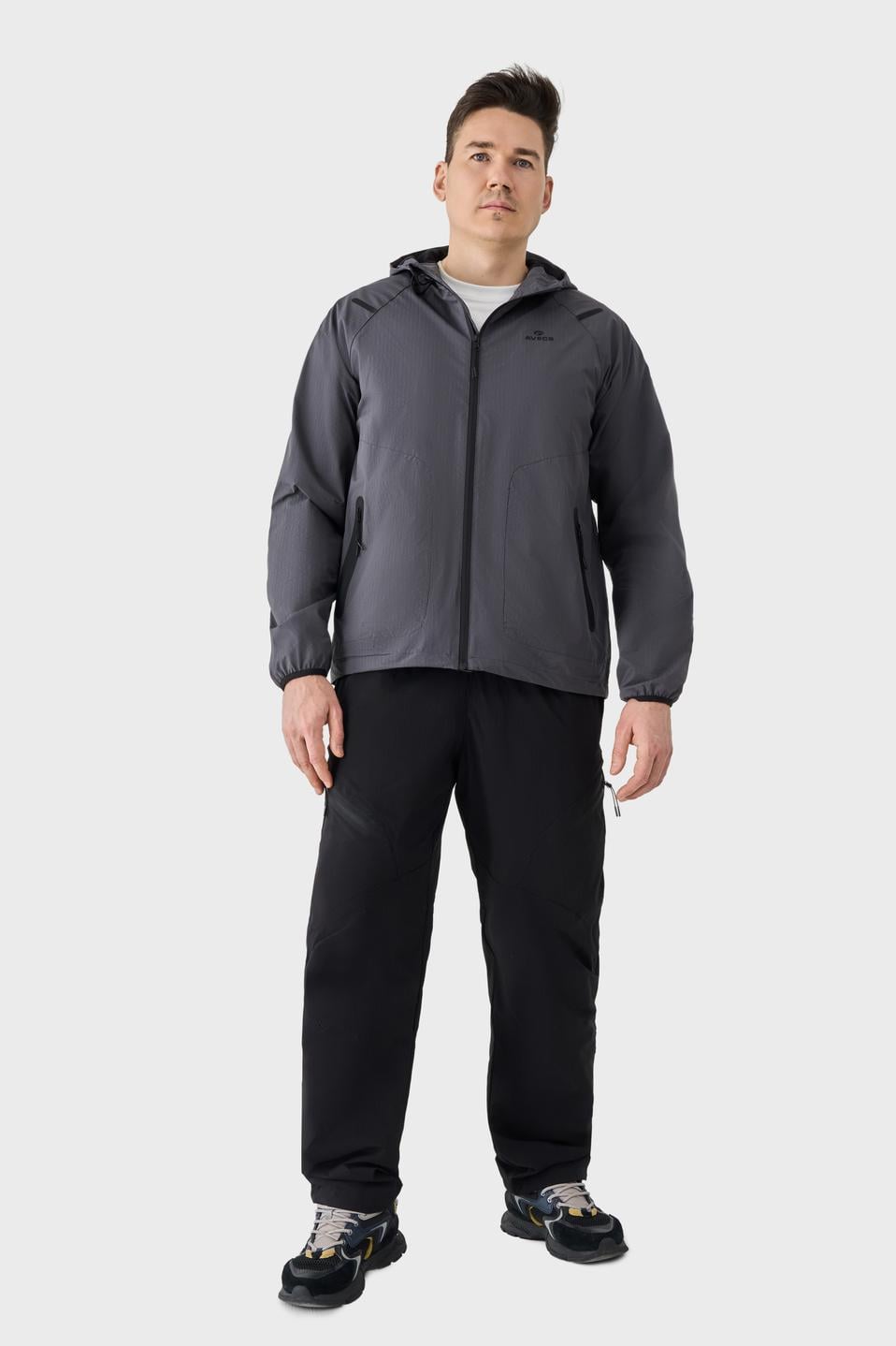 Спортивный костюм Avecs на сетке 4XL Серый (50598/17-4XL) Спортивный костюм Avecs на сетке 4XL Серый (50598/17-4XL)