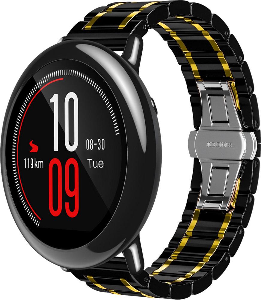 Ремешок керамический Ceramo для Amazfit Pace Black/Gold (28706-02)