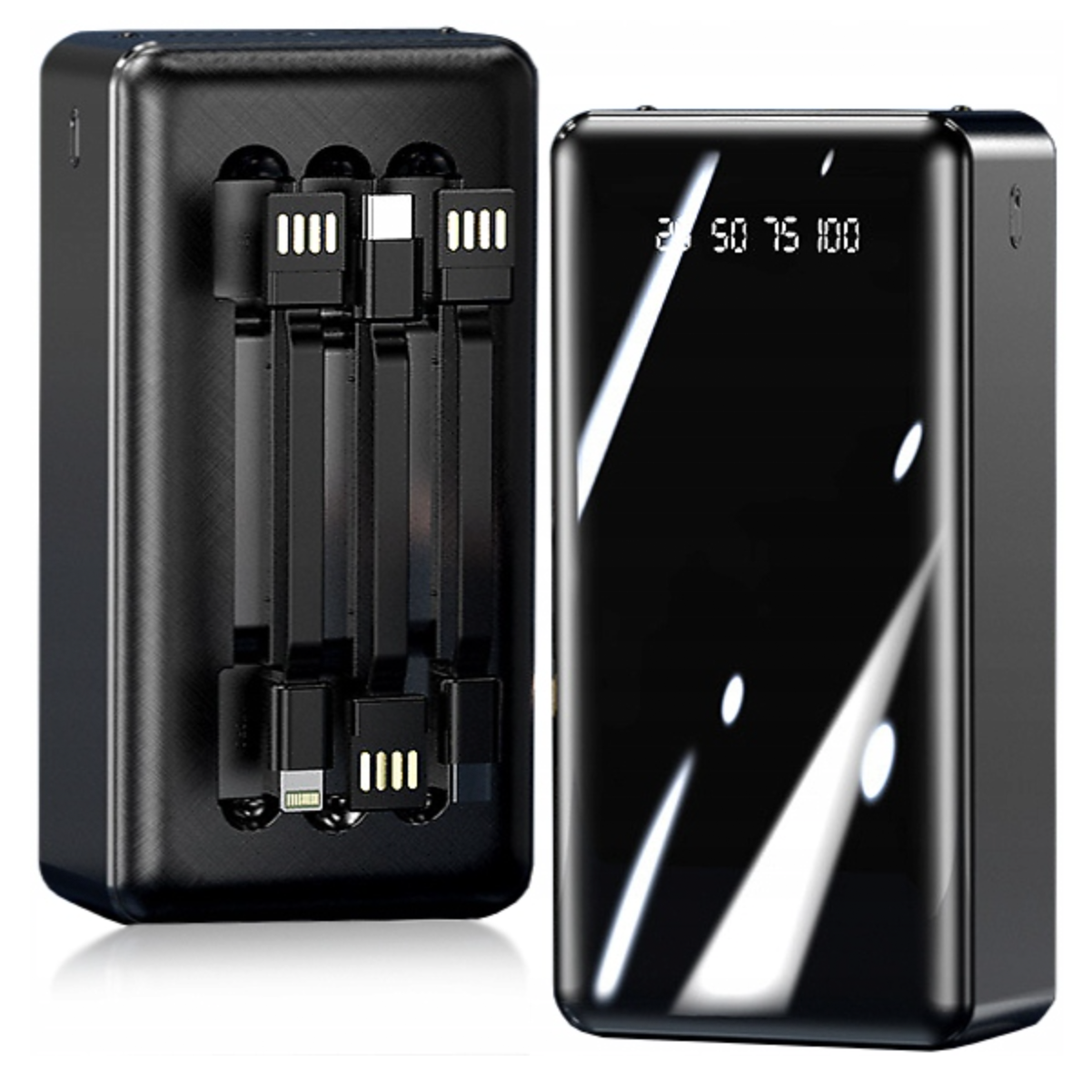 Павербанк YOYO Power Bank 12000mAh with Type-C | Lightning | Micro-USB (PB03)