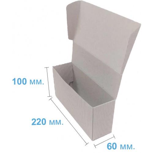 Коробка 220х60х100 мм 2-шарова подарункова Бурий (518) - фото 2 Коробка 220х60х100 мм 2-шарова подарункова Бурий (518) - фото 2