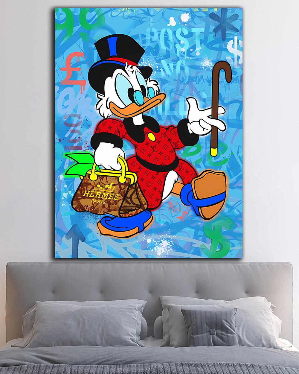 Картина в офис Scrooge Hermes 100х130 см (MIX-252-3)